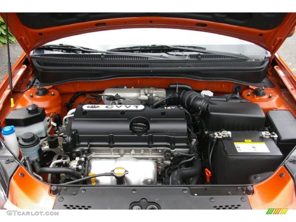 2009 Kia Rio LX Sedan 1.6 Liter DOHC 16-Valve CVVT 4 Cylinder Engine Photo #52359471