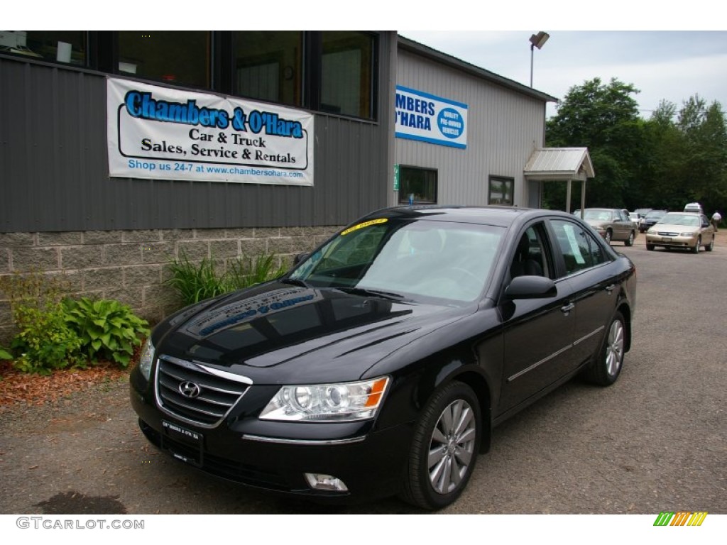 2009 Ebony Black Hyundai Sonata Limited 52310368 Gtcarlot