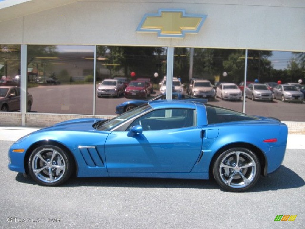 2011 Corvette Grand Sport Coupe - Jetstream Blue Tintcoat Metallic / Ebony Black photo #1