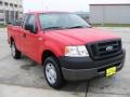 2007 Bright Red Ford F150 XL Regular Cab  photo #4