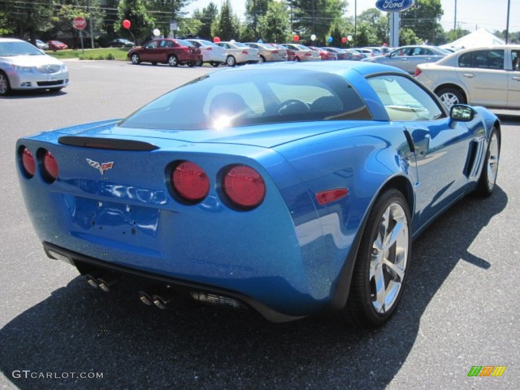 Jetstream Blue Tintcoat Metallic 2011 Chevrolet Corvette Grand Sport Coupe Exterior Photo #52359747