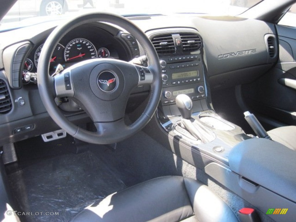 2011 Chevrolet Corvette Grand Sport Coupe Ebony Black Dashboard Photo #52359762