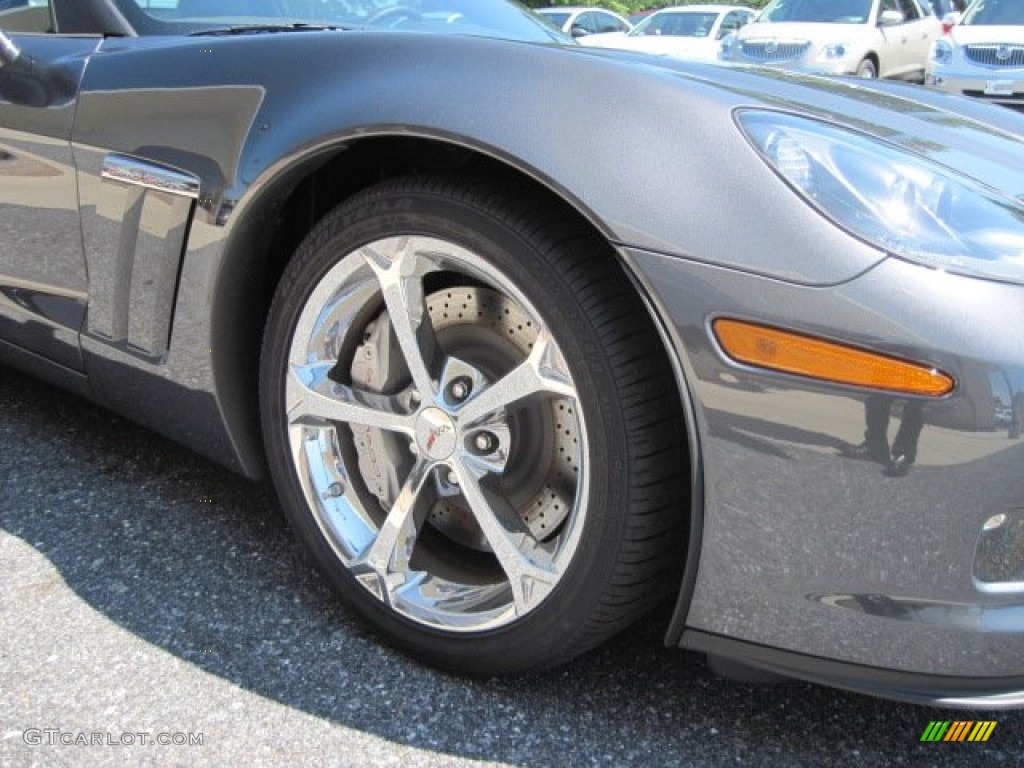 2011 Corvette Grand Sport Coupe - Cyber Gray Metallic / Ebony Black photo #5