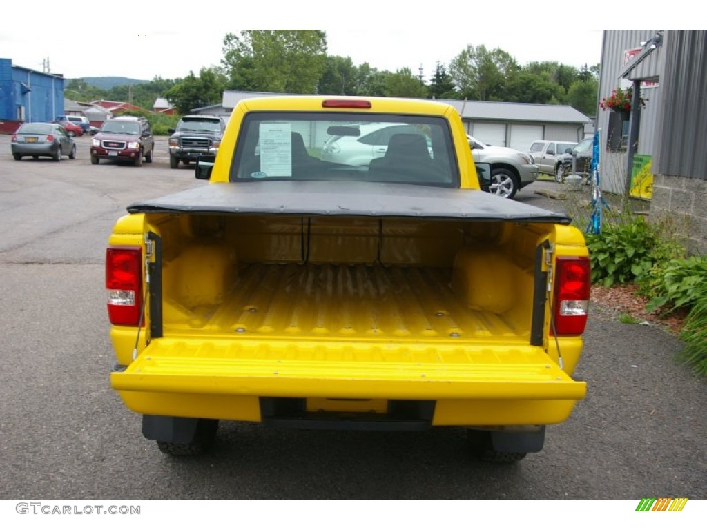 2007 Ranger Sport Regular Cab 4x4 - Screaming Yellow / Medium Dark Flint photo #13