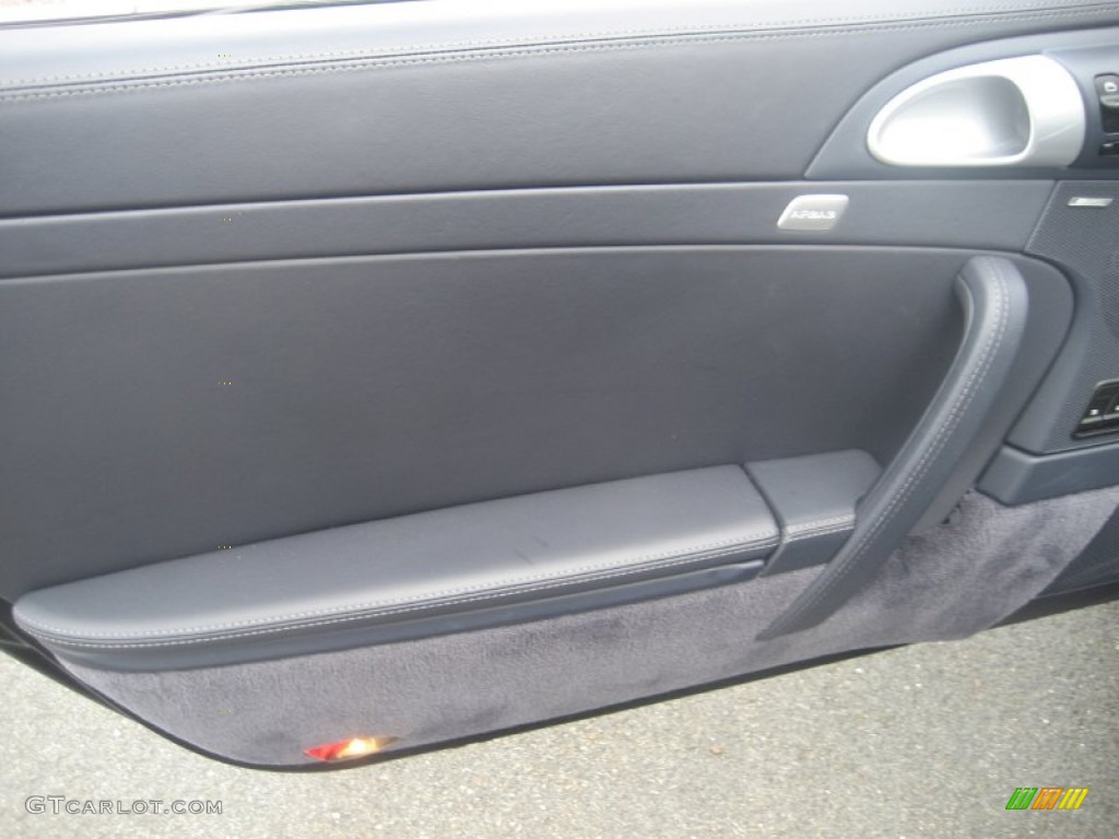 2008 Porsche 911 Carrera Cabriolet Sea Blue Door Panel Photo #52360674