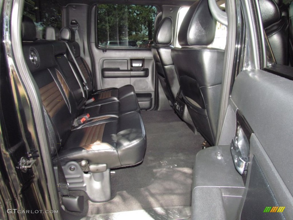 Black/Dusted Copper Interior 2008 Ford F150 Harley-Davidson SuperCrew Photo #52362508