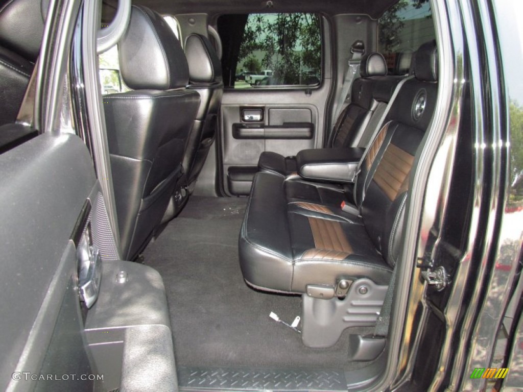 Black/Dusted Copper Interior 2008 Ford F150 Harley-Davidson SuperCrew Photo #52362520
