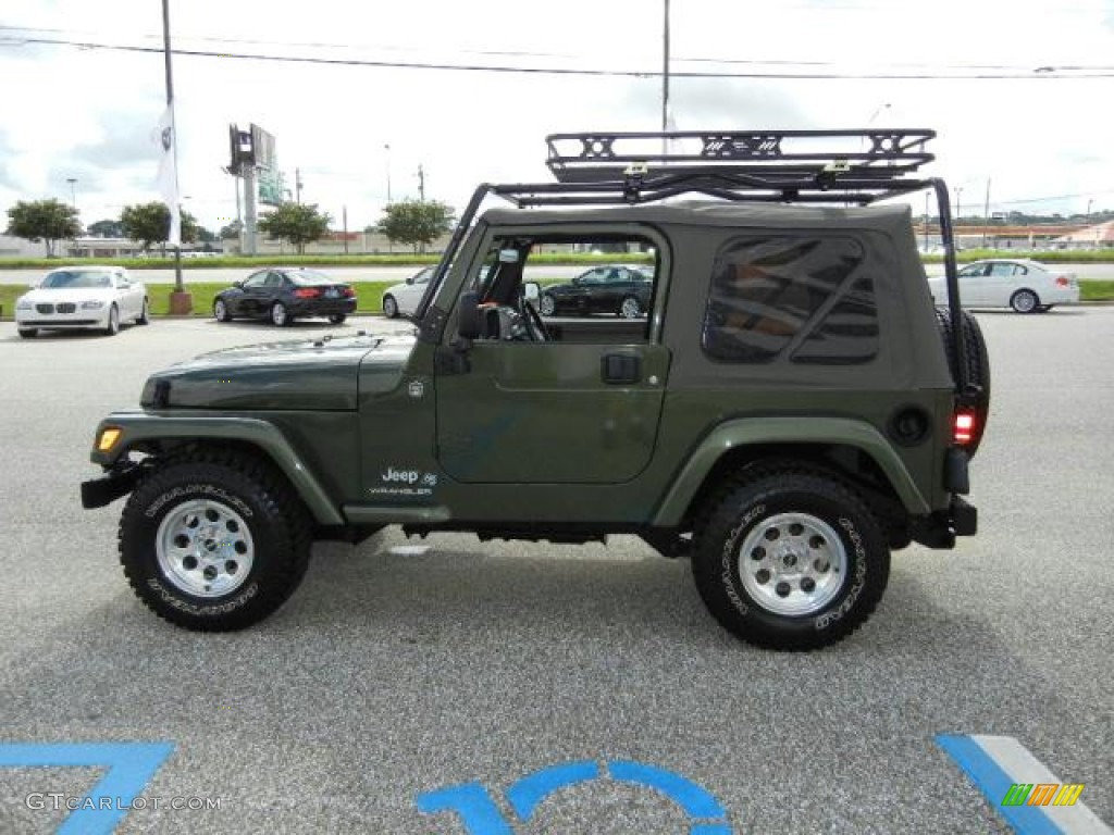 2006 Wrangler X 4x4 - Jeep Green Metallic / Khaki photo #7