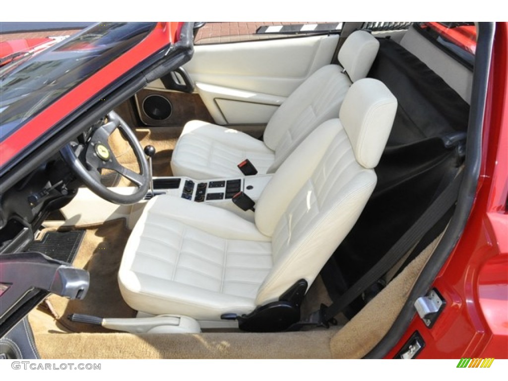 Cream Interior 1986 Ferrari 328 GTS Photo #52363171