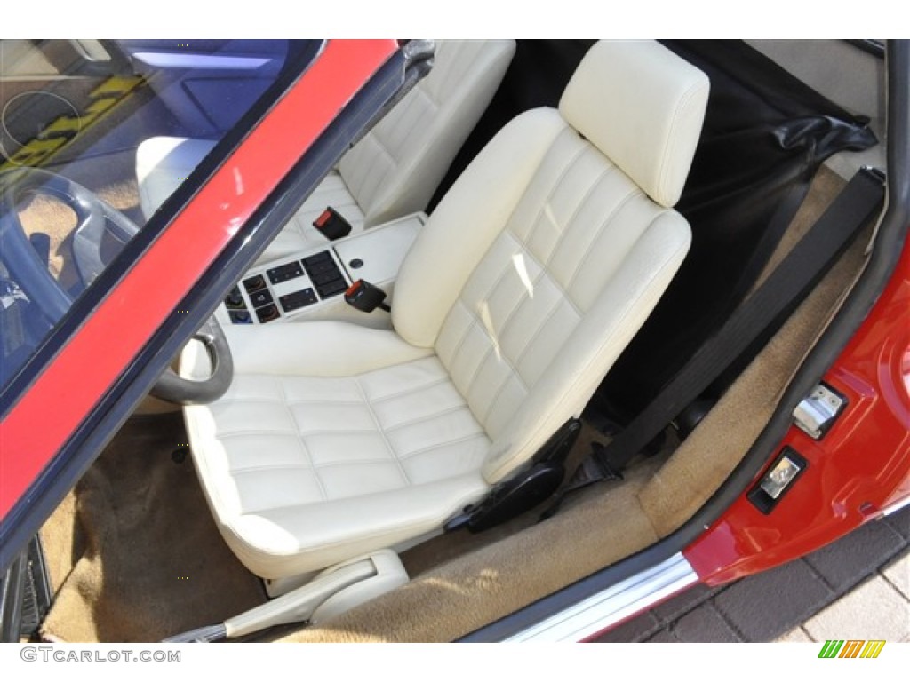 Cream Interior 1986 Ferrari 328 GTS Photo #52363177