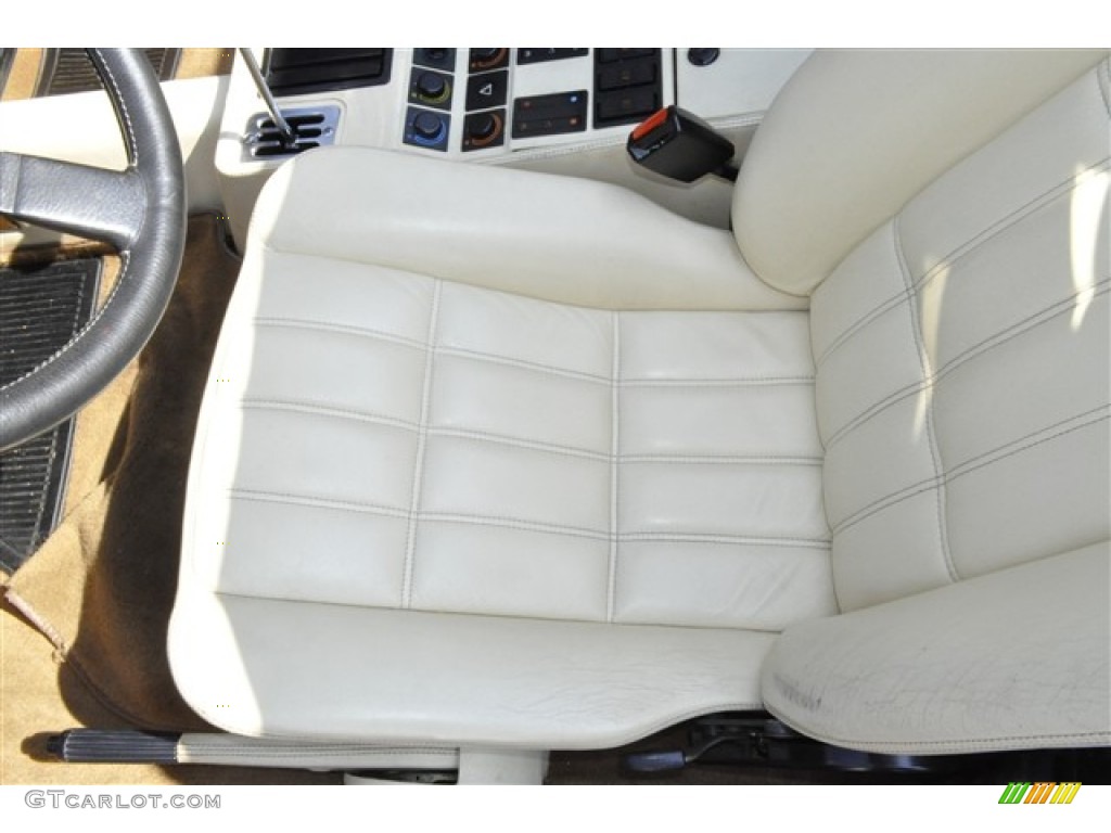 Cream Interior 1986 Ferrari 328 GTS Photo #52363186