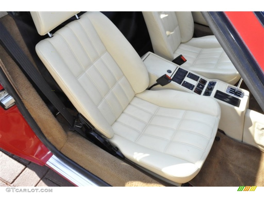 Cream Interior 1986 Ferrari 328 GTS Photo #52363252