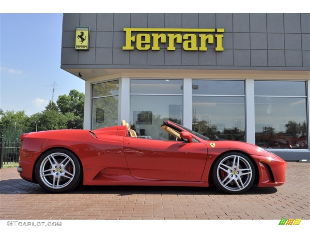 2007 F430 Spider F1 - Rosso Corsa (Red) / Beige photo #1