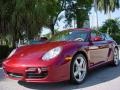 2008 Ruby Red Metallic Porsche Cayman S  photo #7