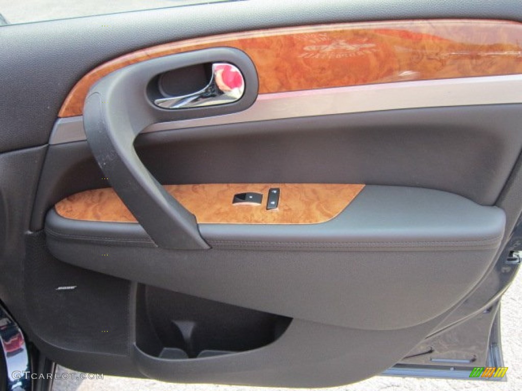 2012 Buick Enclave AWD Ebony Door Panel Photo #52363837