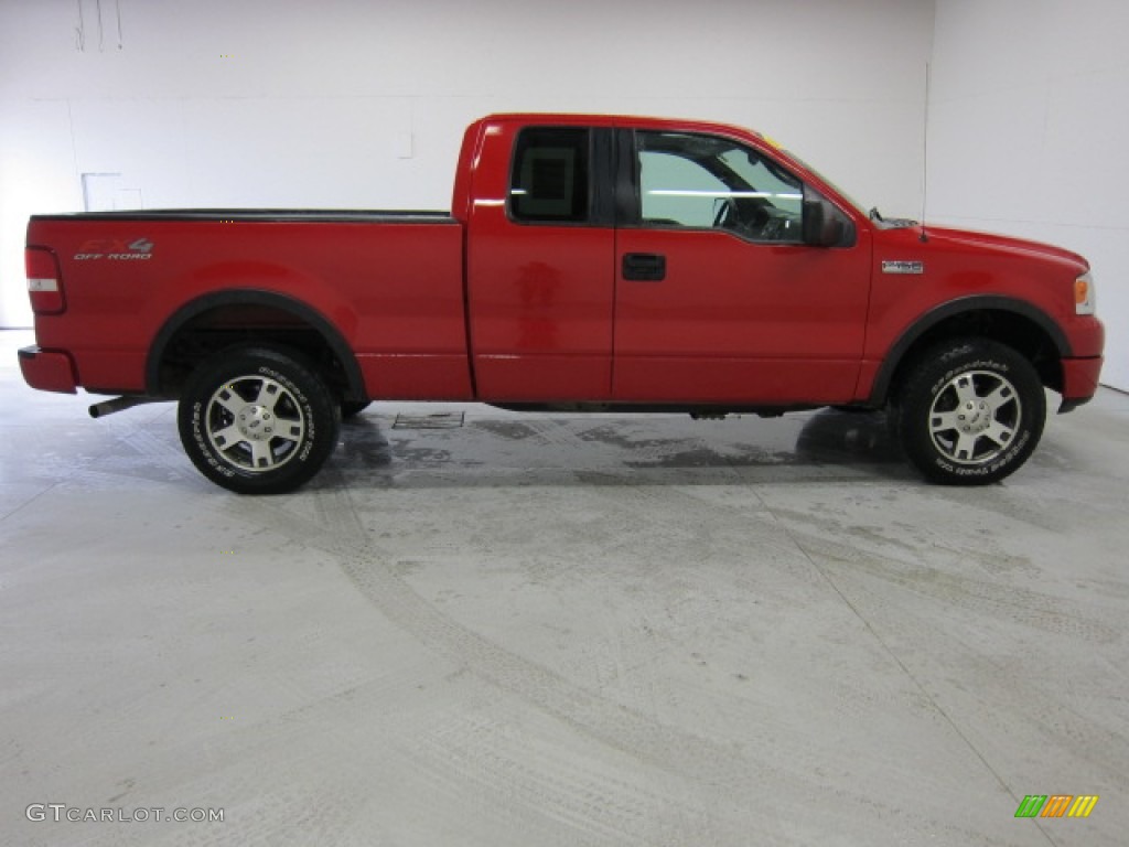 2005 F150 FX4 SuperCab 4x4 - Bright Red / Black photo #20