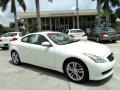 2009 Moonlight White Infiniti G 37 Coupe  photo #1