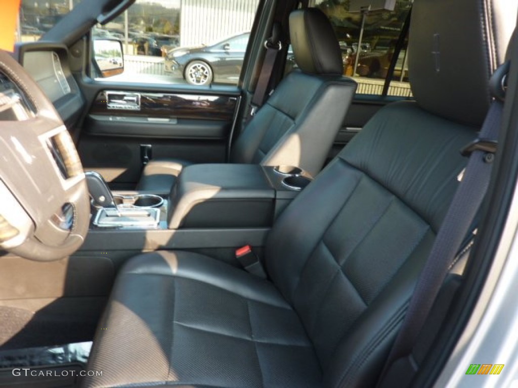Charcoal Black Interior 2010 Lincoln Navigator L 4x4 Photo #52365202