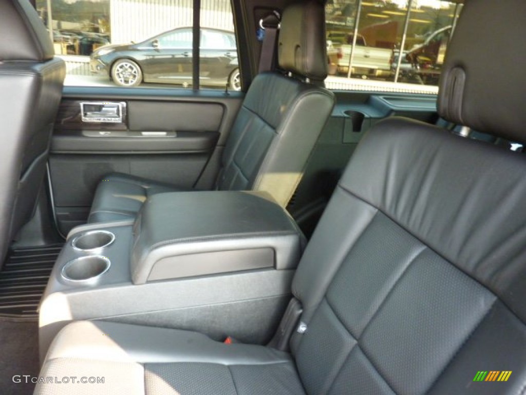 Charcoal Black Interior 2010 Lincoln Navigator L 4x4 Photo #52365217