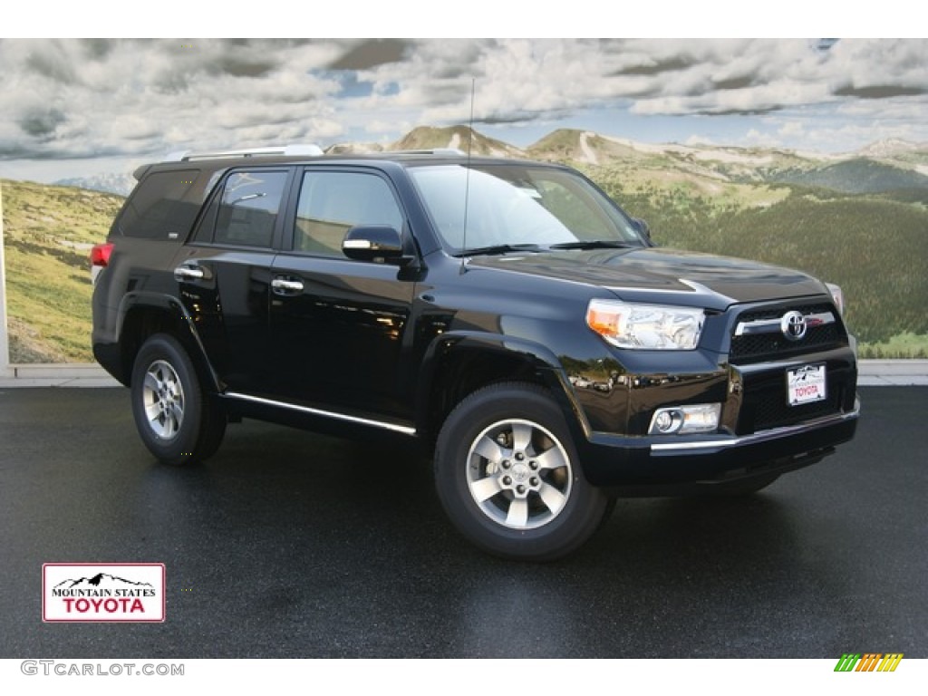2011 4Runner SR5 4x4 - Black / Sand Beige photo #1