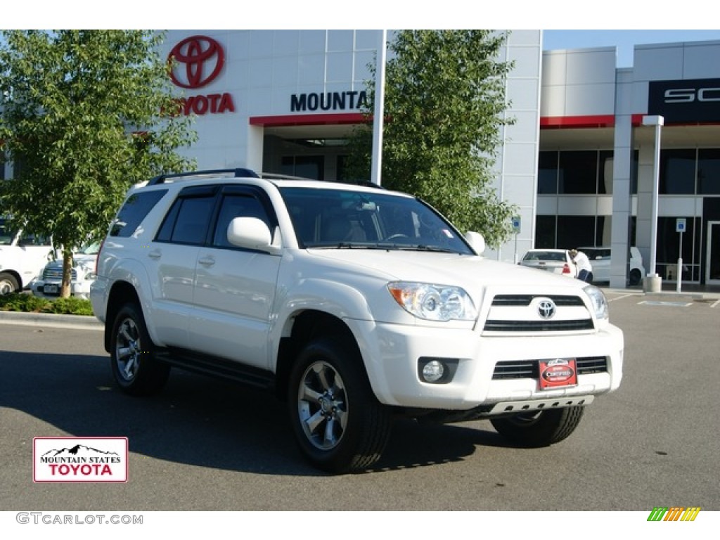 2007 4Runner Limited 4x4 - Natural White / Dark Charcoal photo #1