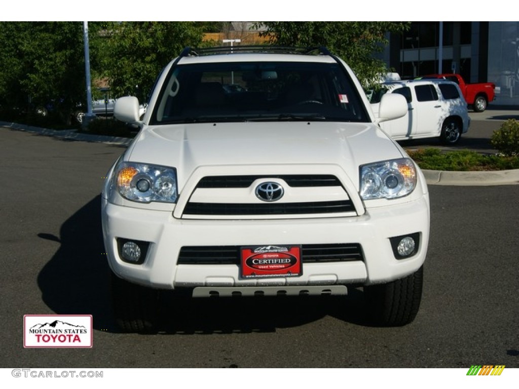 2007 4Runner Limited 4x4 - Natural White / Dark Charcoal photo #6