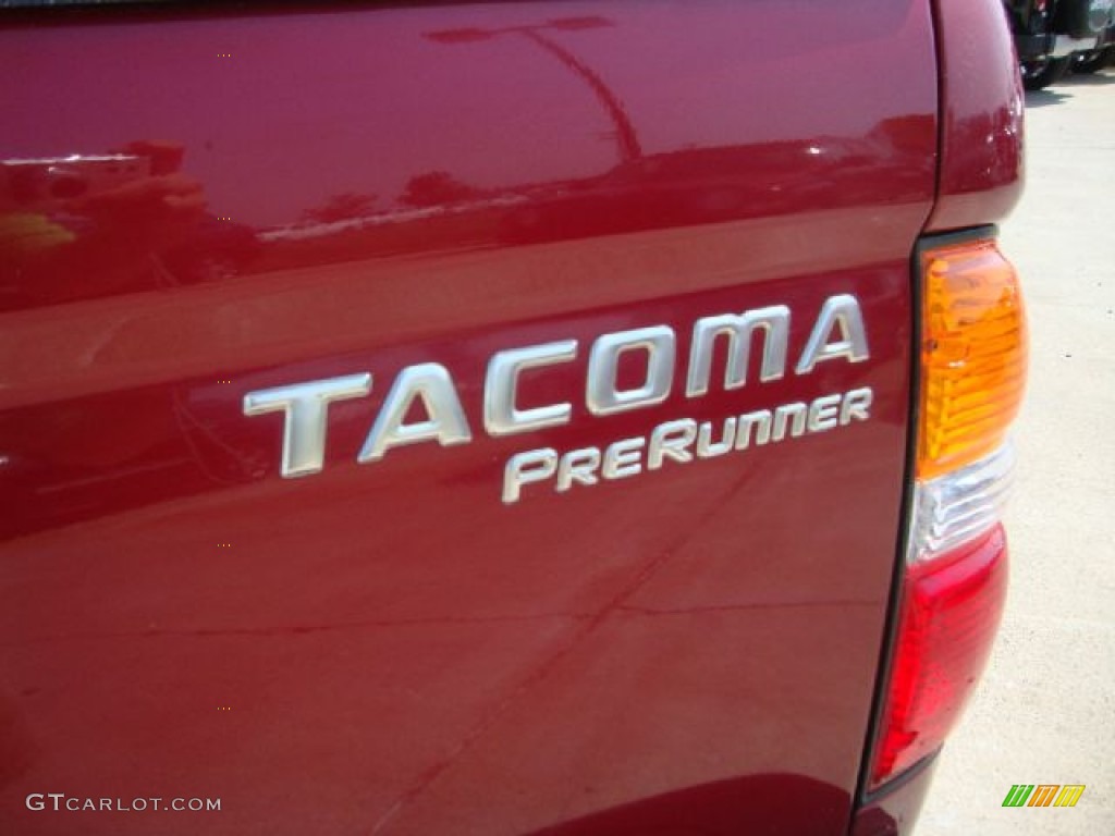 2004 Tacoma PreRunner Regular Cab - Impulse Red Pearl / Oak photo #26
