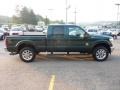 2011 Forest Green Metallic Ford F250 Super Duty Lariat Crew Cab 4x4  photo #5