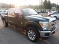 2011 Forest Green Metallic Ford F250 Super Duty Lariat Crew Cab 4x4  photo #6