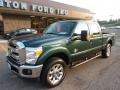 2011 Forest Green Metallic Ford F250 Super Duty Lariat Crew Cab 4x4  photo #8