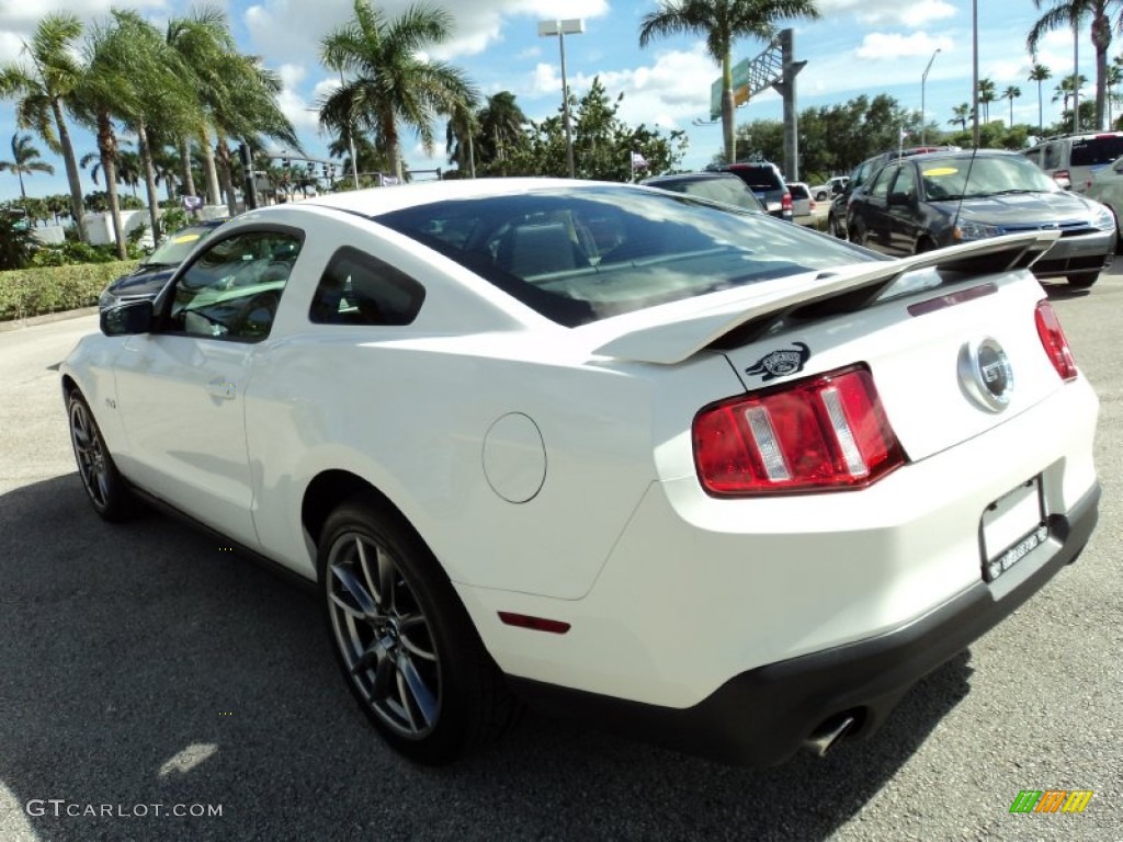 2011 Mustang GT Premium Coupe - Performance White / Charcoal Black photo #8