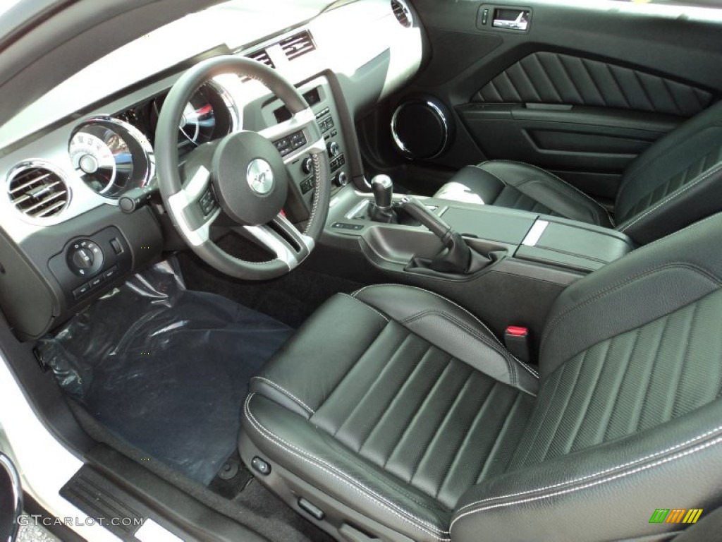 Charcoal Black Interior 2011 Ford Mustang GT Premium Coupe Photo #52368268