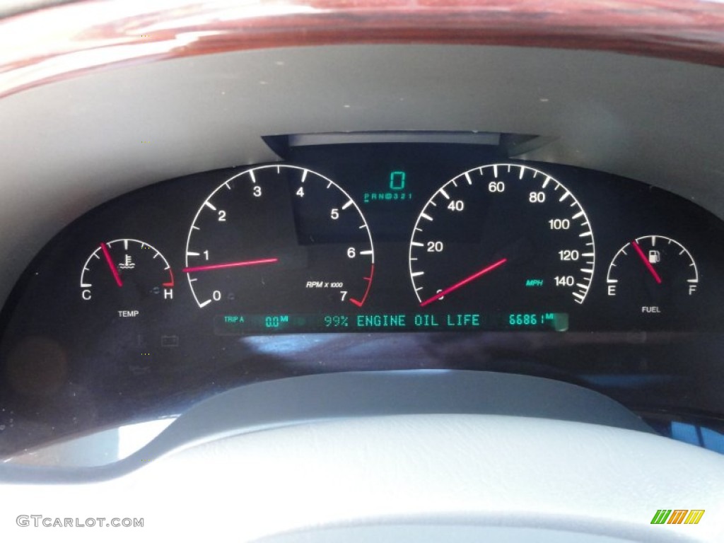 2001 Cadillac DeVille DHS Sedan Gauges Photo #52368778