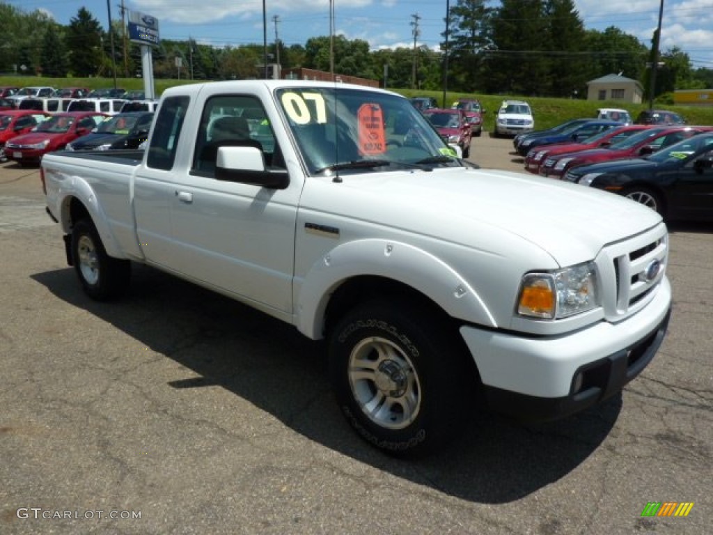 Oxford White 2007 Ford Ranger Sport SuperCab Exterior Photo #52368955