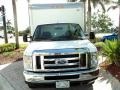 2008 Oxford White Ford E Series Cutaway E350 Commercial Moving Truck  photo #10