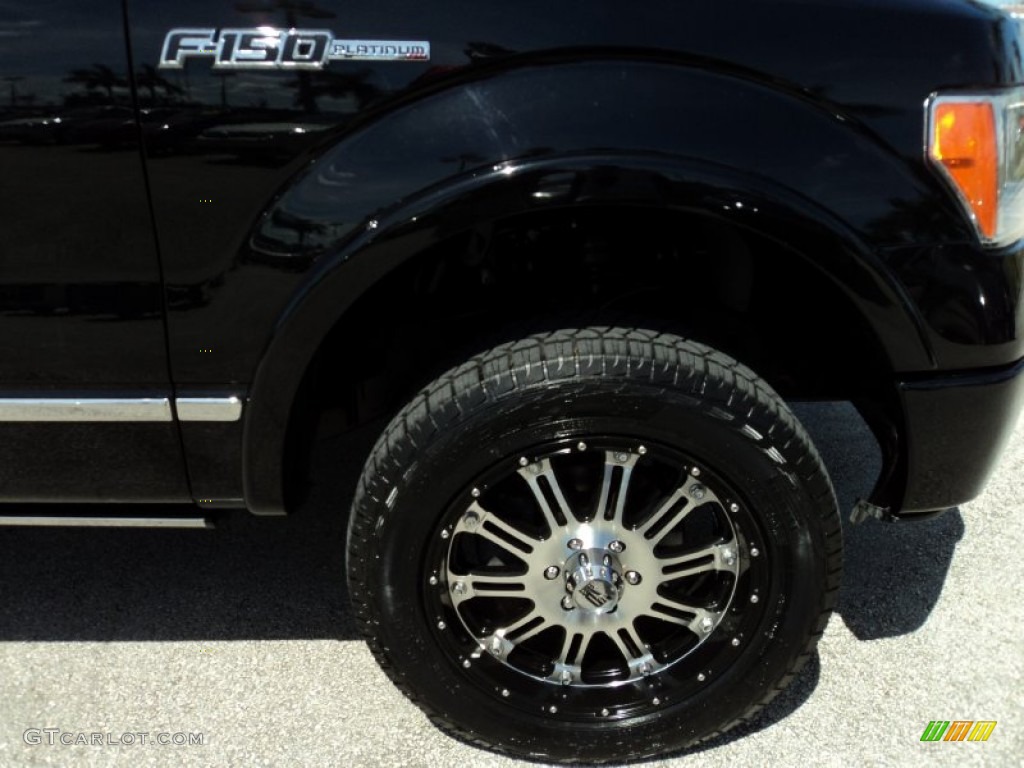 2009 Ford F150 Platinum SuperCrew 4x4 Custom Wheels Photo #52369780