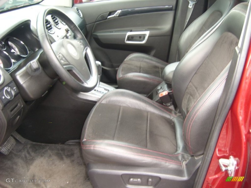 Black Interior 2008 Saturn VUE Red Line AWD Photo #52370560