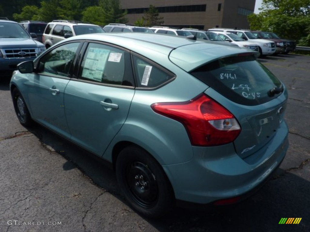 2012 Focus SE 5-Door - Frosted Glass Metallic / Stone photo #4