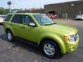 Lime Squeeze Metallic 2012 Ford Escape XLT 4WD Exterior