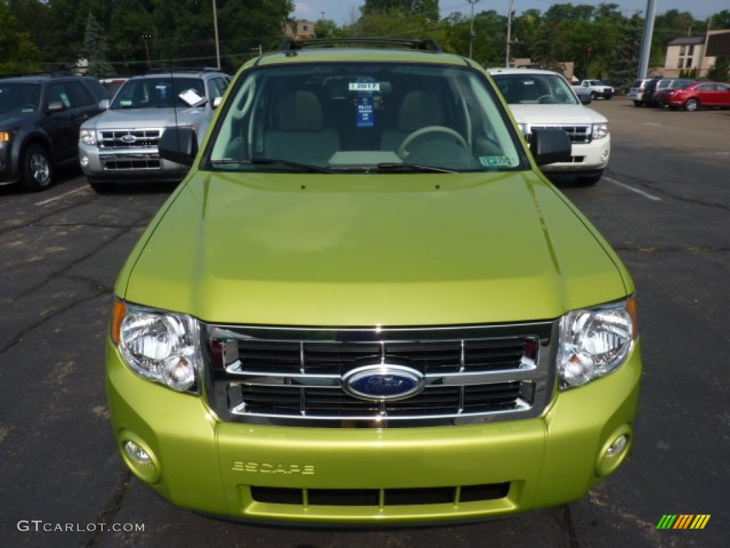 Lime Squeeze Metallic 2012 Ford Escape XLT 4WD Exterior Photo #52372381