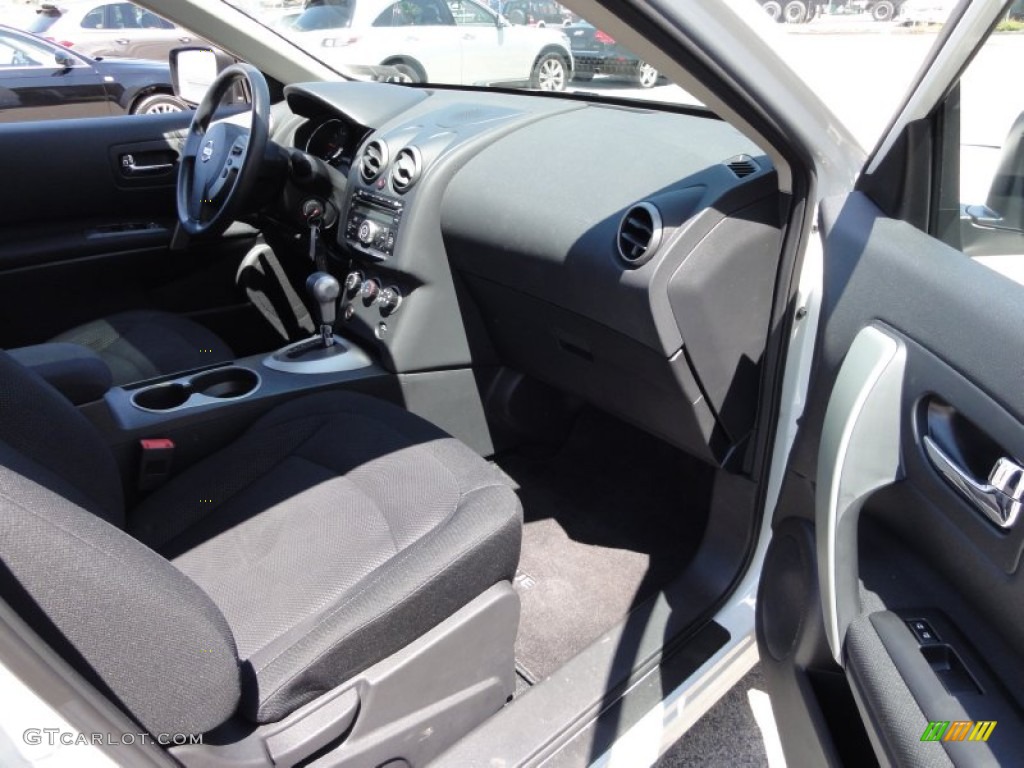 2011 Rogue S AWD - Pearl White / Black photo #18