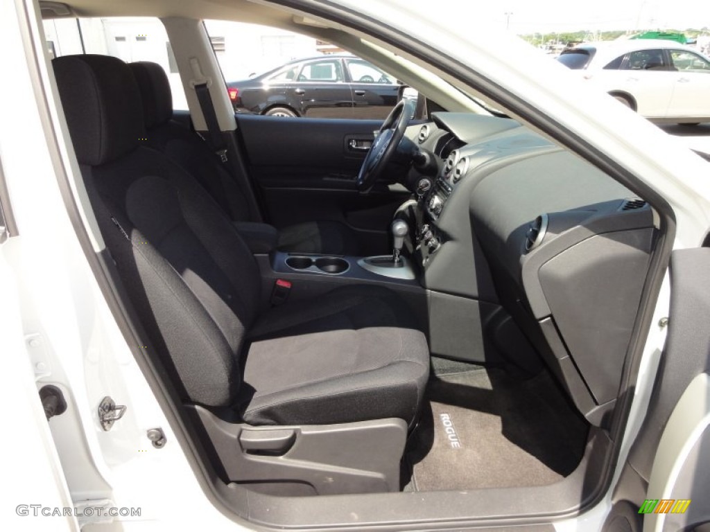2011 Rogue S AWD - Pearl White / Black photo #20