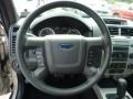 Charcoal Black 2012 Ford Escape XLT Steering Wheel