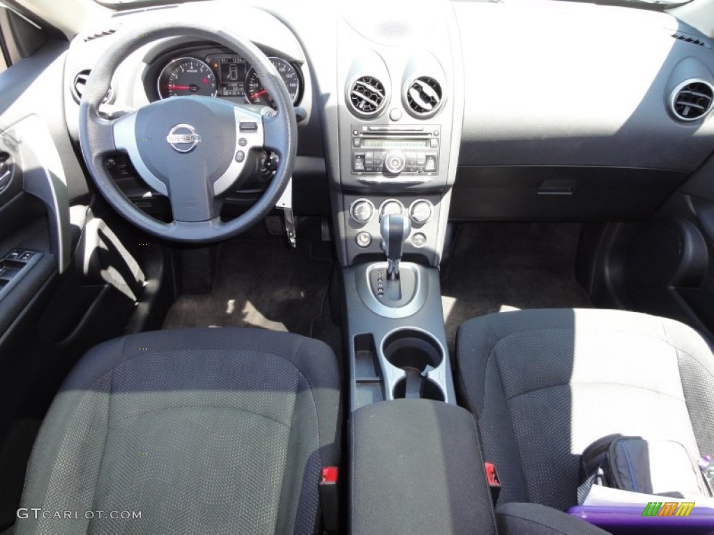 2011 Rogue S AWD - Pearl White / Black photo #29