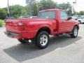 2001 Bright Red Ford Ranger Edge Regular Cab 4x4  photo #3