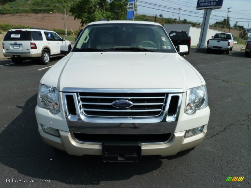 2008 Explorer Eddie Bauer 4x4 - White Suede / Camel photo #6