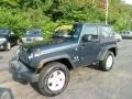 2007 Steel Blue Metallic Jeep Wrangler X 4x4  photo #1