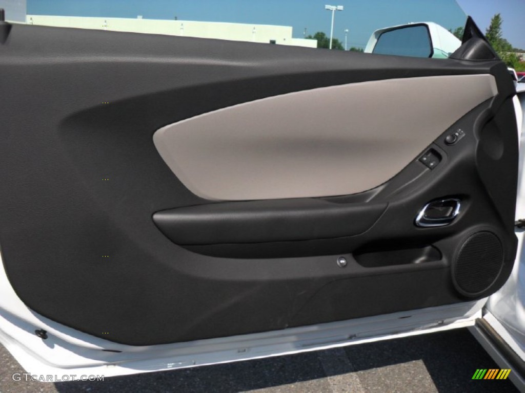 2011 Chevrolet Camaro LS Coupe Black Door Panel Photo #52373608