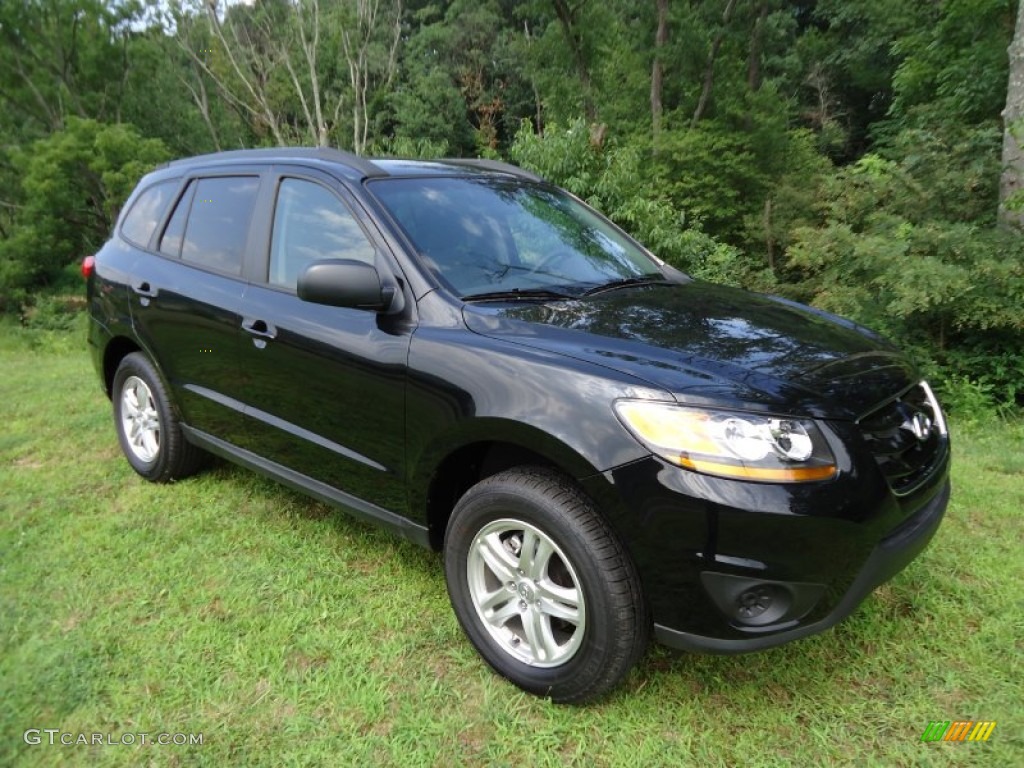 Phantom Black Metallic 2011 Hyundai Santa Fe GLS AWD Exterior Photo #52373887