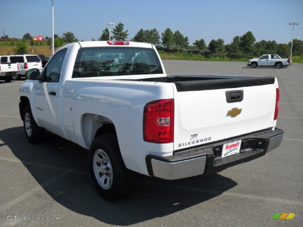 2011 Silverado 1500 Regular Cab - Summit White / Dark Titanium photo #2